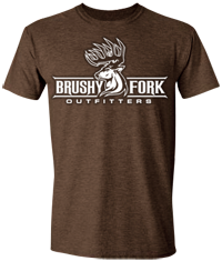 Brushy Fork Outfitters Brand T-Shirt - Brown