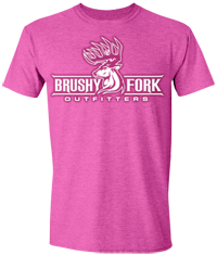 Brushy Fork Outfitters Brand T-Shirt - Pink